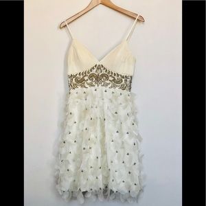 Sue Wong ivory beaded wedding/ occasion dress